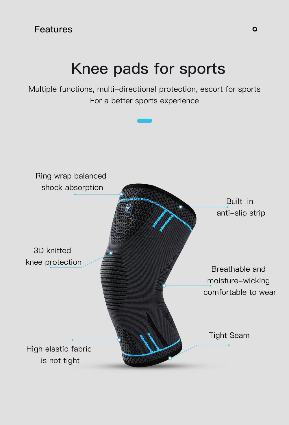 1 Pcs Compression Knee Support