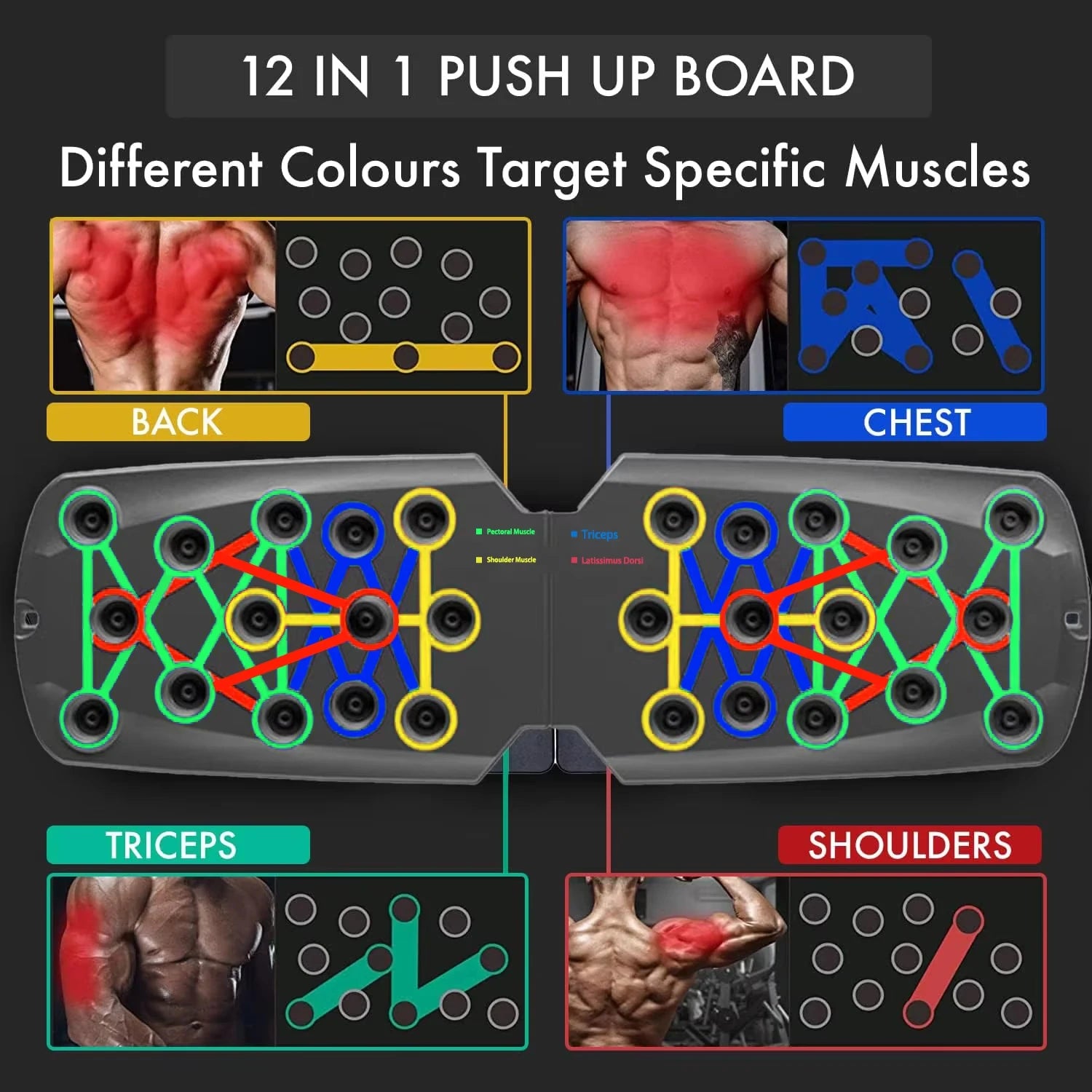 Portable Multifunctional Push-up Board