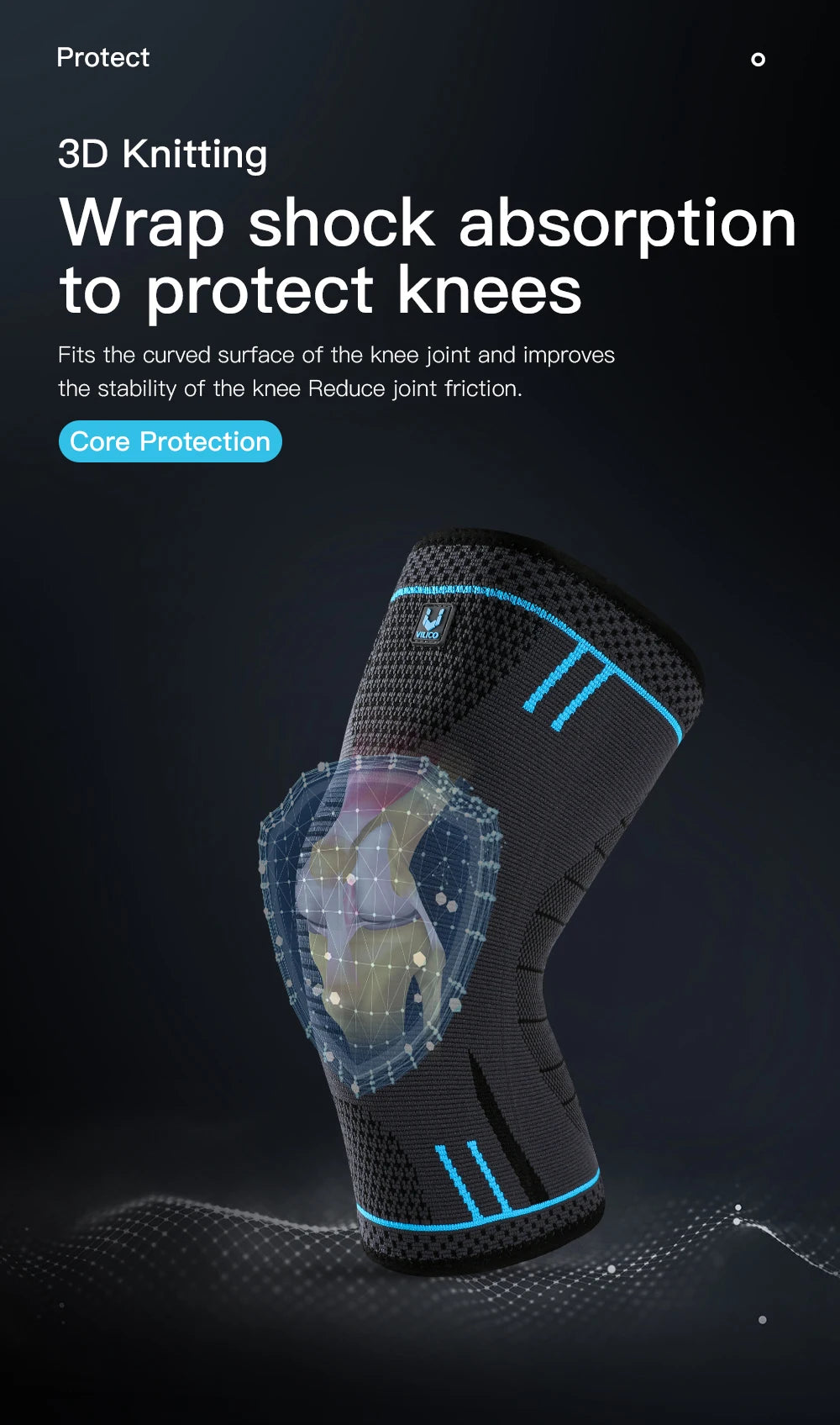 1 Pcs Compression Knee Support