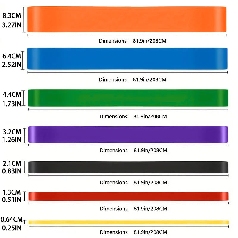 20~230lbs Heavy-Duty Resistance Band