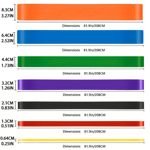 20~230lbs Heavy-Duty Resistance Band