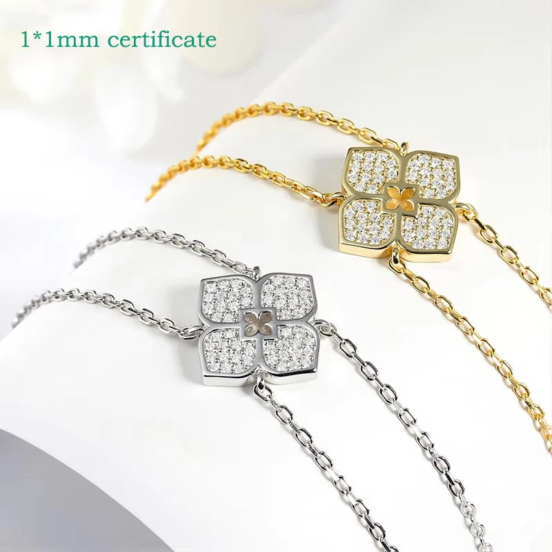 Smyoue Full Moissanite Necklaces